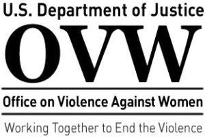 DOJ Office on Violence Against Women Logo DOJ Office on Violence Against Women Logo